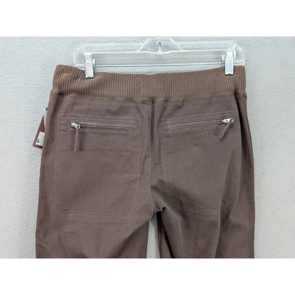 Mod-O-Doc Pants Casual Elegance Womens Sz 1 Ankle Zip Loungewear Zip Pockets NWT